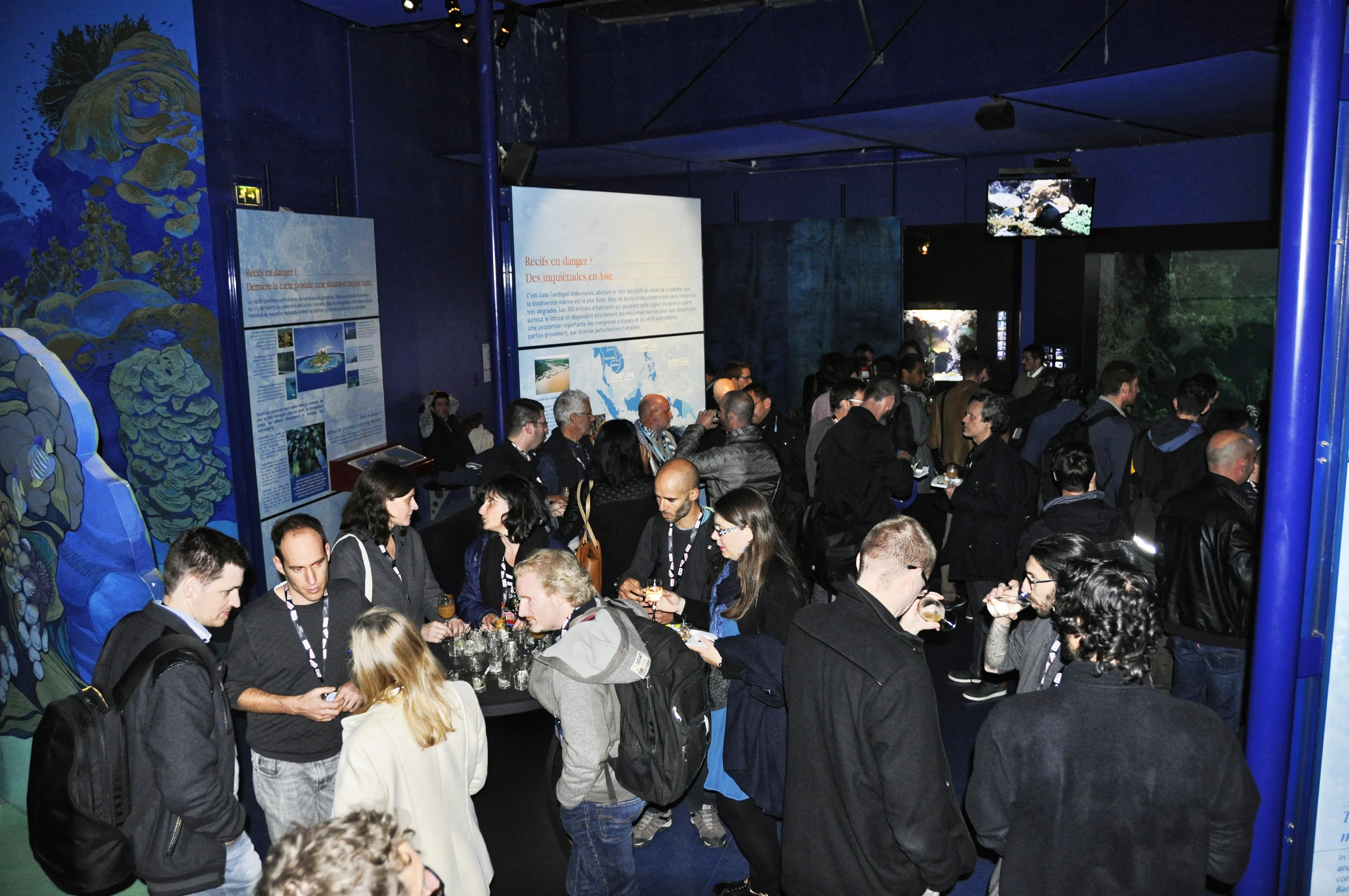 Participants à IHM 18 lors de la soirée de gala